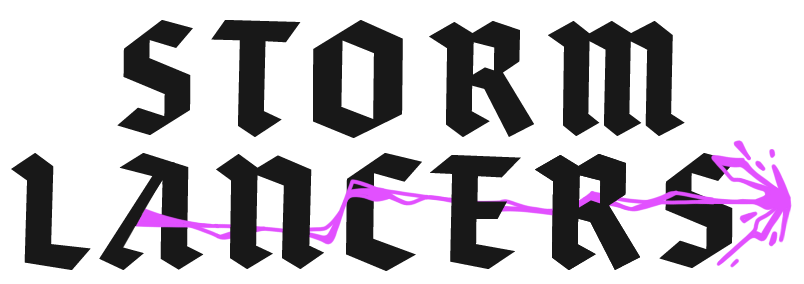 Stormlancers logo for dark backgrounds