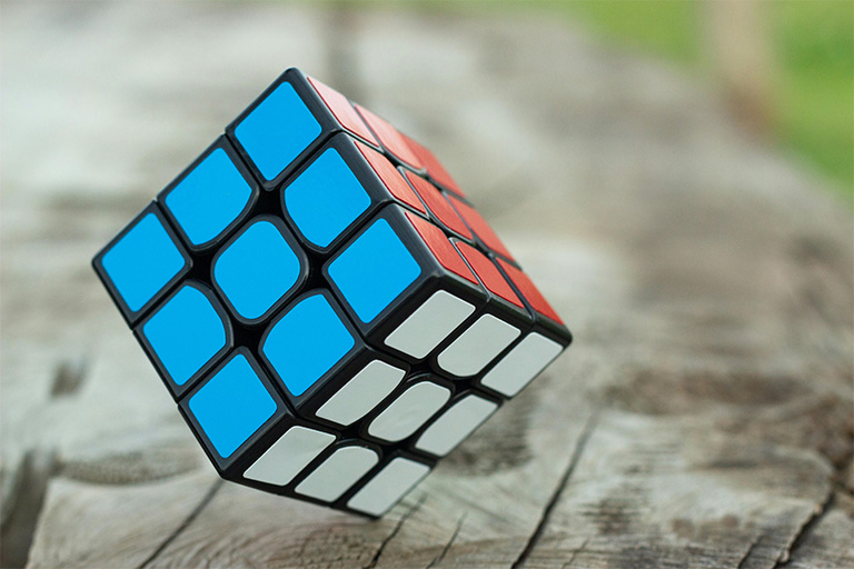 Picture of a rubix cube.